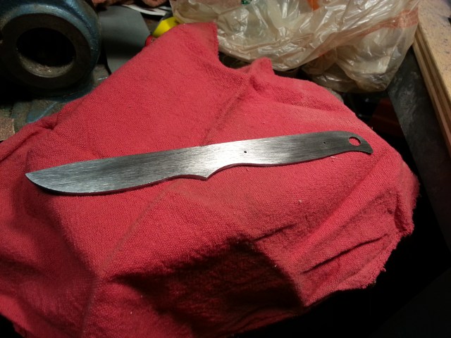 Knife ready for heat treating!!!