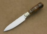 Bill Moran Custom Knife Hunter with Moon Face Sheath