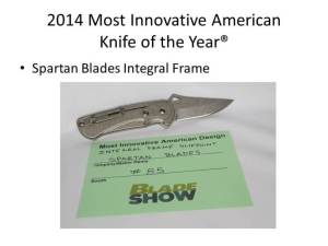 2014 Most Innovative American Knife of the Year